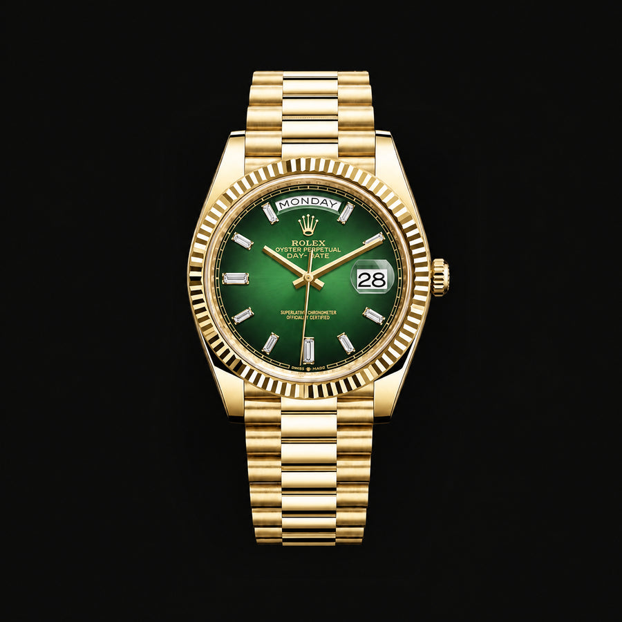 DAYDATE 40 228238-0061 "MONEY GREEN" DIAL