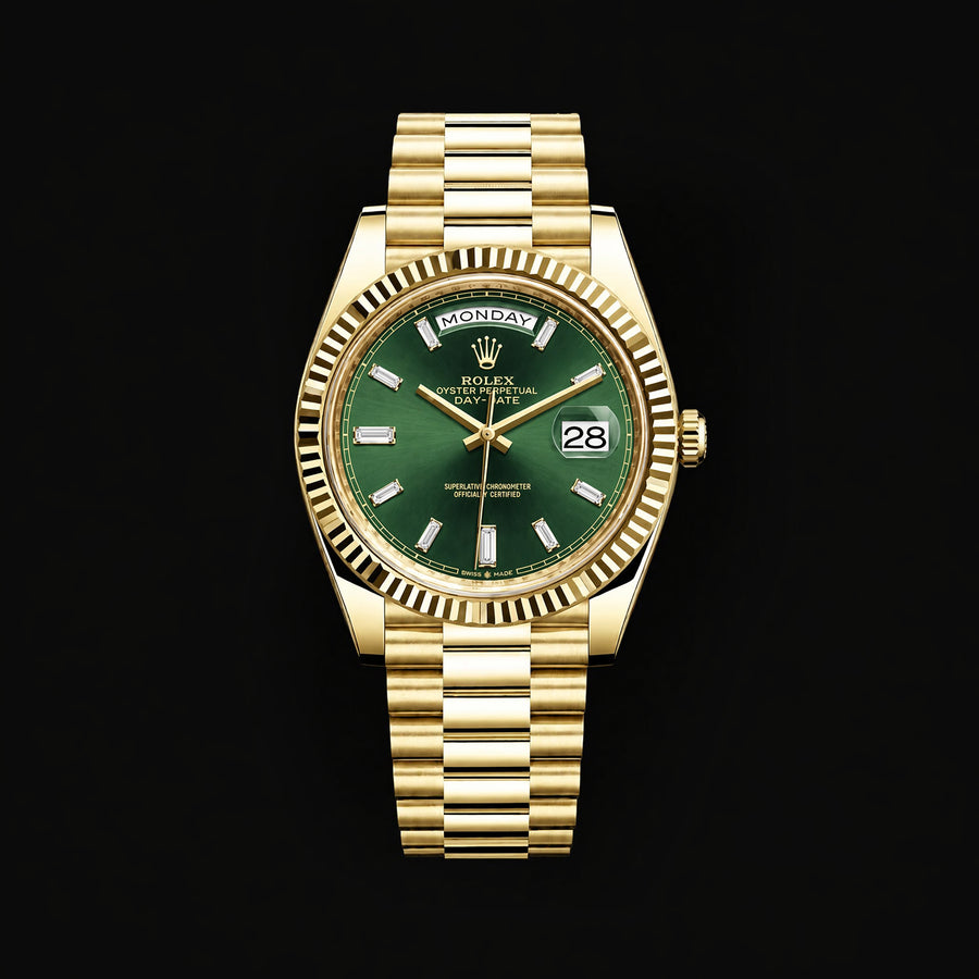DAYDATE 40 228238-0069 GREEN OMBRE DIAL