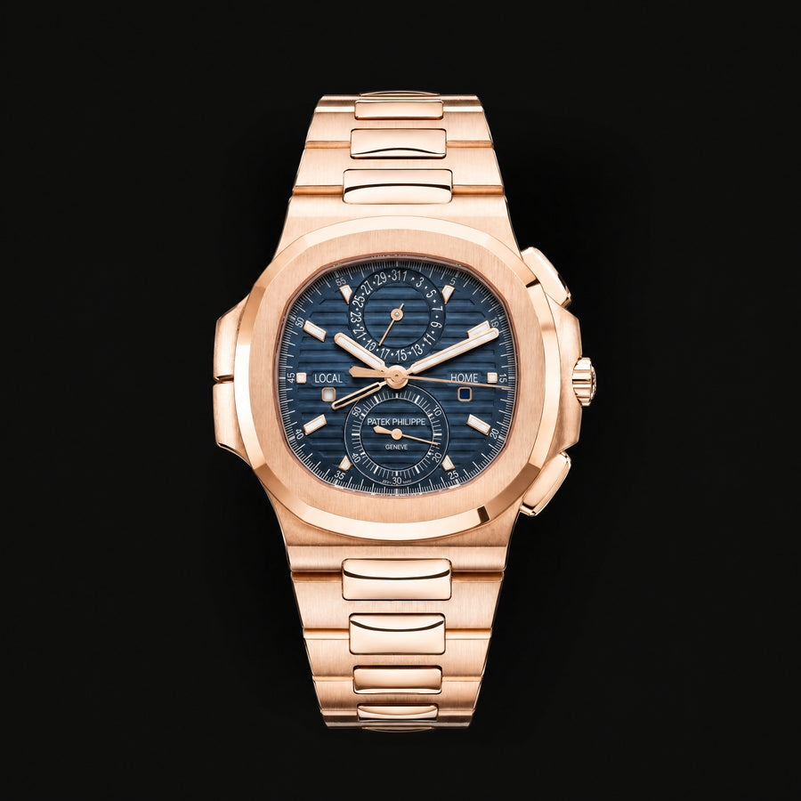 NAUTILUS 5990/1R-001 FLYBACK CHRONOGRAPH. TRAVEL TIME.